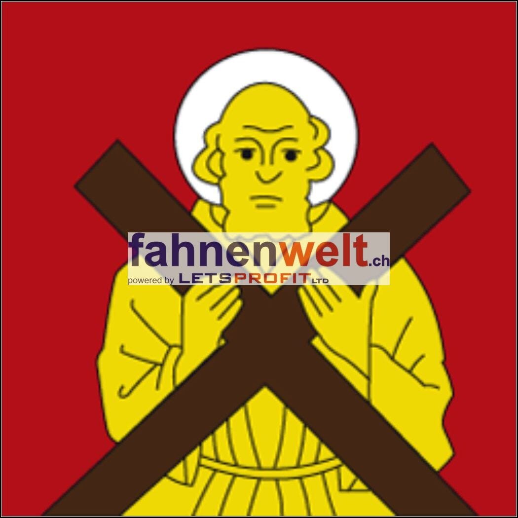 Fahne Gemeinde 7156 Rueun Ehemalige Gemeinde (GR) | 30 x 30 cm und Gr&ouml;sser - Bild 1
