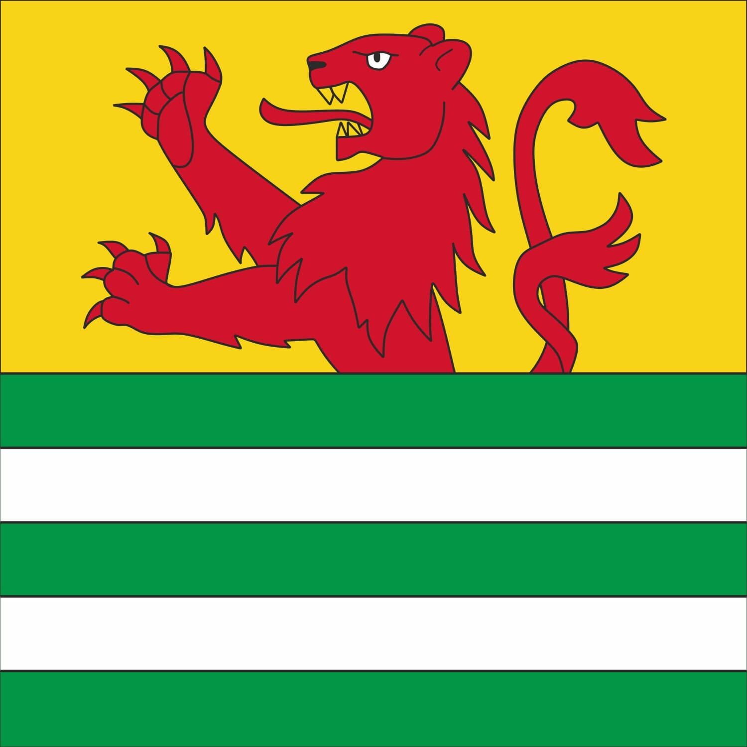 Fahne Gemeinde 9436 Balgach (SG) | 30 x 30 cm und Gr&ouml;sser - Bild 1