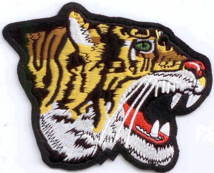 Patch Sticker zum aufb&uuml;geln Tiger 1 | 10 x 13 cm - Bild 1