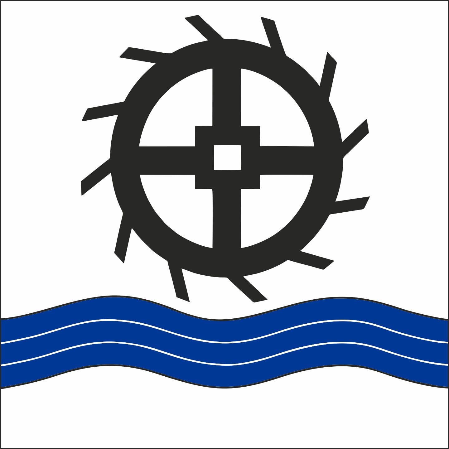 Fahne Gemeinde 7455 Mulegns Ehemalige Gemeinde (GR) | 30 x 30 cm und Gr&ouml;sser - Bild 1