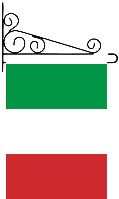 Wandhalter f&uuml;r Gartenfahnen schwarz &ndash; 33.5 x 20.5 cm - Bild 3