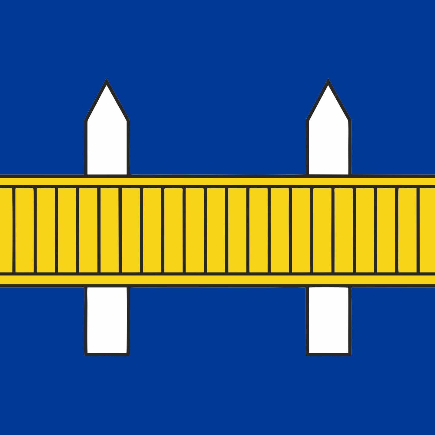Fahne Gemeinde 6038 Gisikon (LU) | 30 x 30 cm und Gr&ouml;sser - Bild 1