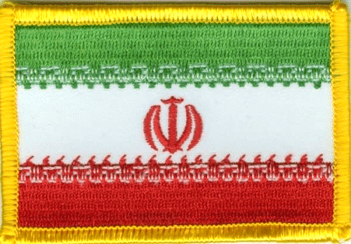 Patch Sticker zum aufb&uuml;geln Iran | 5.5 x 9 cm - Bild 1