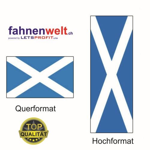 Schottland Fahne aus Multi-Flag im Hoch- und Querformat | diverse Gr&ouml;ssen - Bild 1