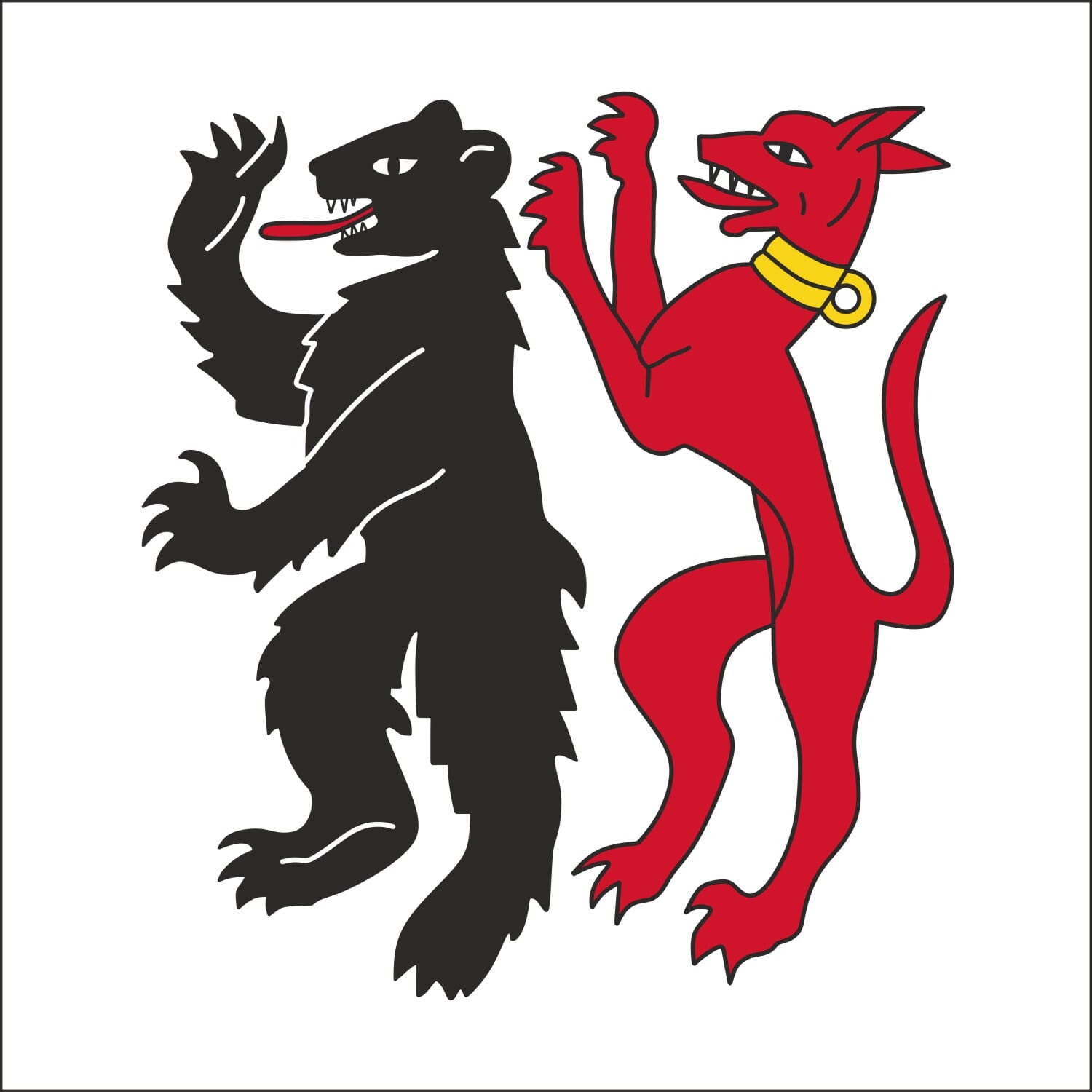 Fahne Gemeinde 9064 Hundwil (AR) | 30 x 30 cm und Gr&ouml;sser - Bild 1