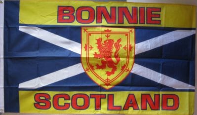 Sch&ouml;nes Schottland / Bonnie Scotland Fahne gedruckt | 90 x 150 cm - Bild 1