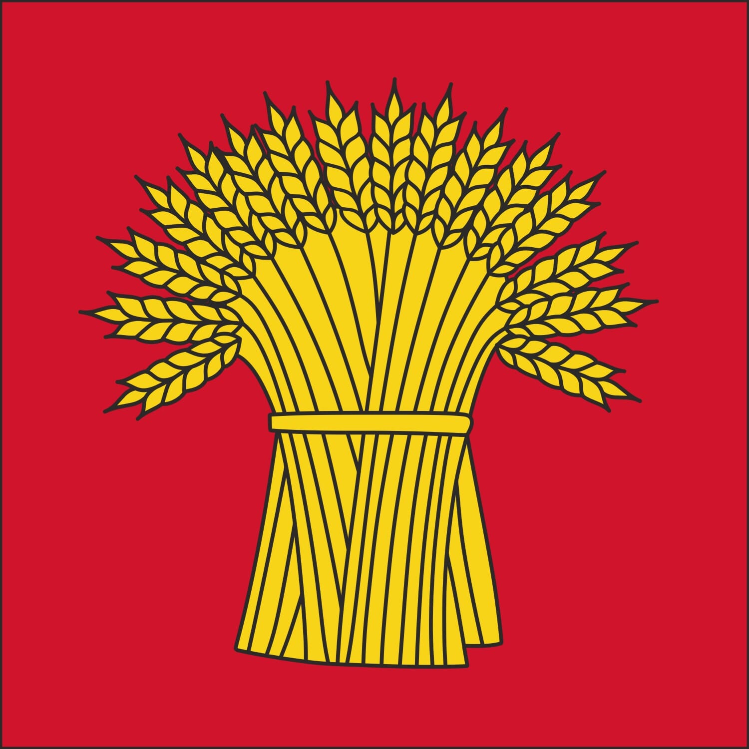Fahne Gemeinde 8634 Hombrechtikon (ZH) | 30 x 30 cm und Gr&ouml;sser - Bild 1