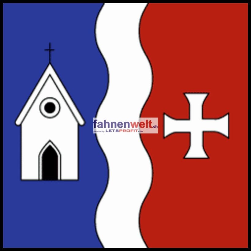 Fahne Gemeinde 3989 Selkingen Ehemalige Gemeinde (VS) | 30 x 30 cm und Gr&ouml;sser - Bild 1