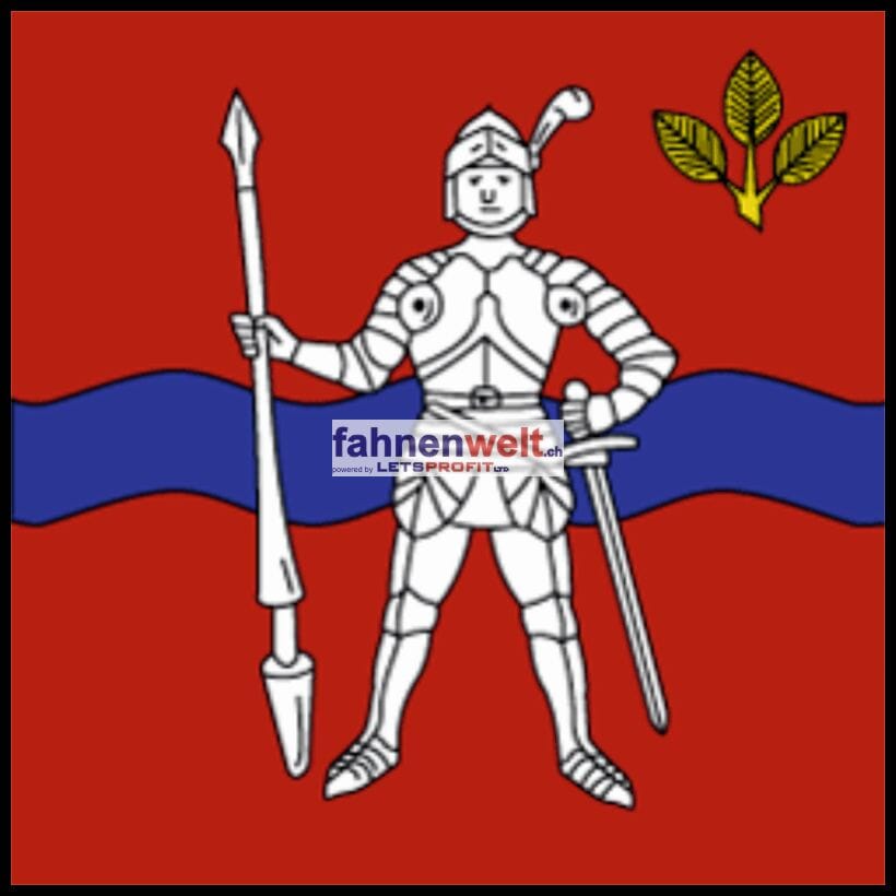 Fahne Gemeinde 1723 Marly (FR) | 30 x 30 cm und Gr&ouml;sser - Bild 1
