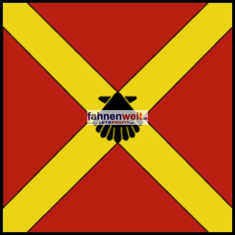 Fahne Gemeinde 1608 Chapelle (Glane) (FR) | 30 x 30 cm und Gr&ouml;sser - Bild 1