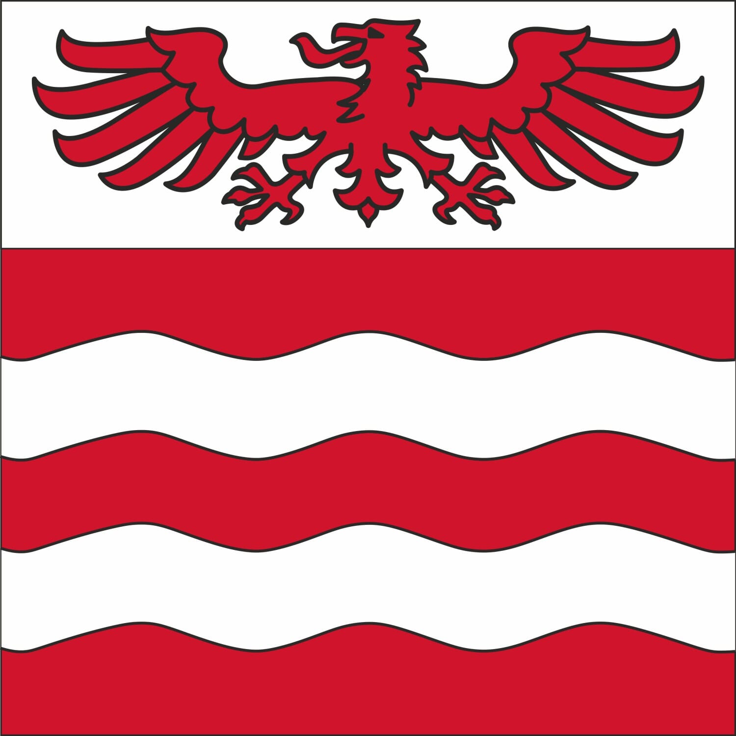 Fahne Gemeinde 1053 Cugy (VD) | 30 x 30 cm und Gr&ouml;sser - Bild 1