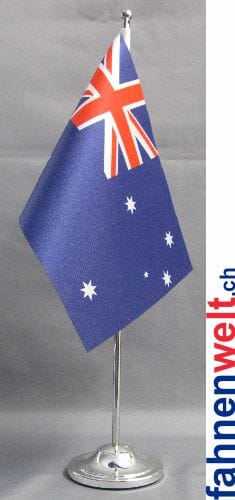 Australien Tisch-Fahne DeLuxe ohne St&auml;nder | 15.5 x 24 cm - Bild 1
