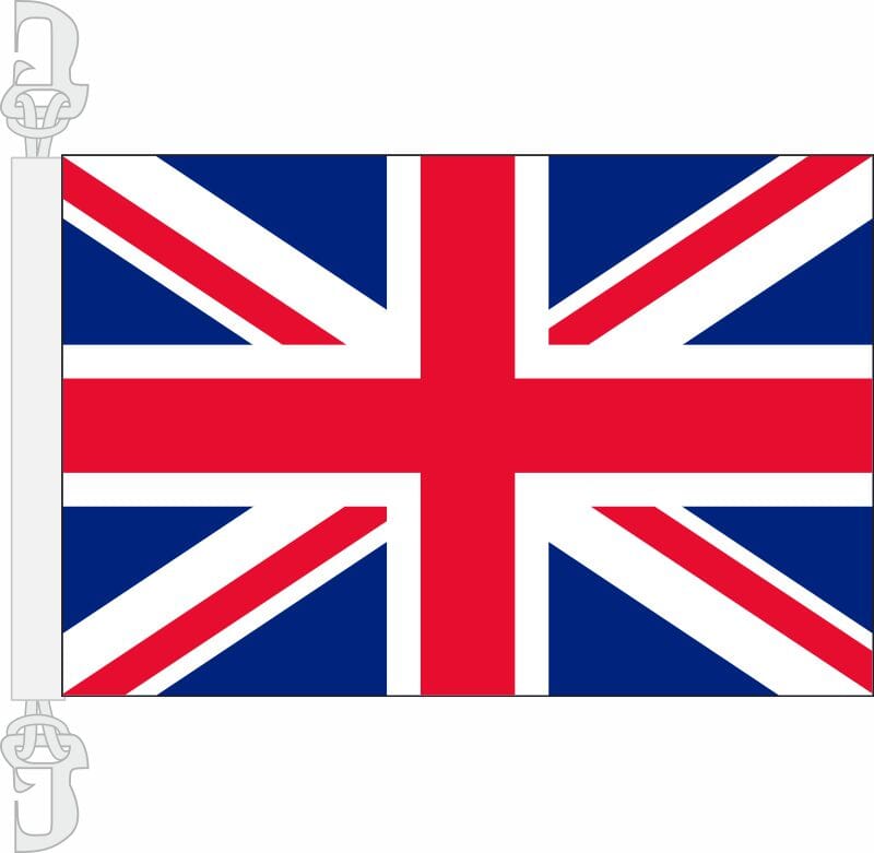 Grossbritannien / UK Hissfahne gedruckt im Querformat | 30 x 45 cm - Bild 1