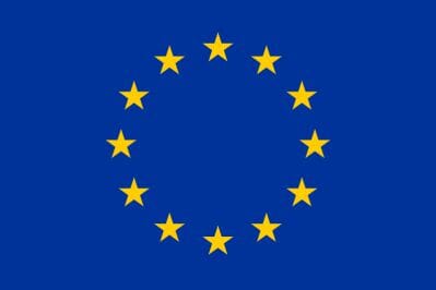 EU / Europ&auml;ische Union gedruckt im Querformat | 150 x 250 cm - Bild 1