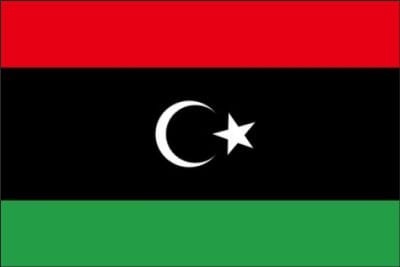 Multi-Flag Libyen | Gr&ouml;sse ca. 90 x 150 cm - Bild 1