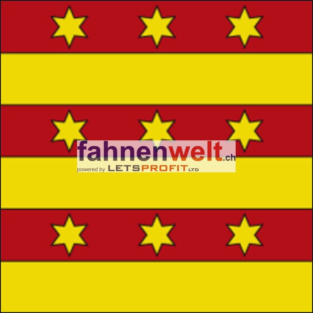 Fahne Bezirk Rheinfelden (AG) | 30 x 30 cm und Gr&ouml;sser - Bild 1