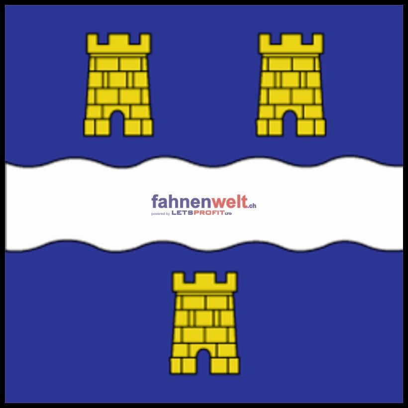 Fahne Gemeinde 1283 Dardagny (GE) | 30 x 30 cm und Gr&ouml;sser - Bild 1