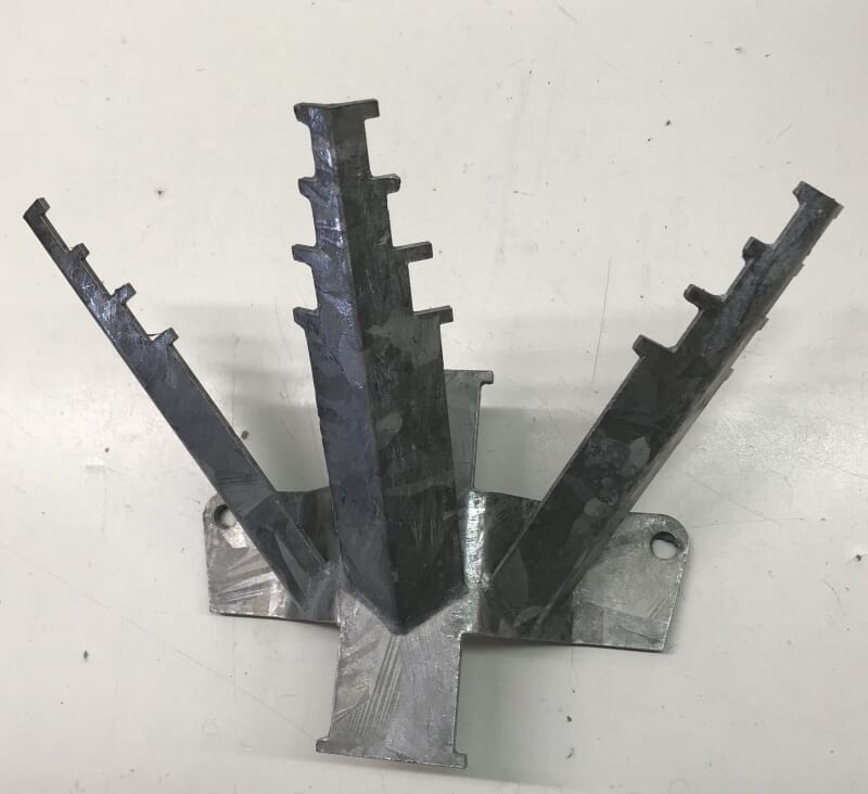 Universal-Halter f&uuml;r 3 Fahnenstangen - Bild 1
