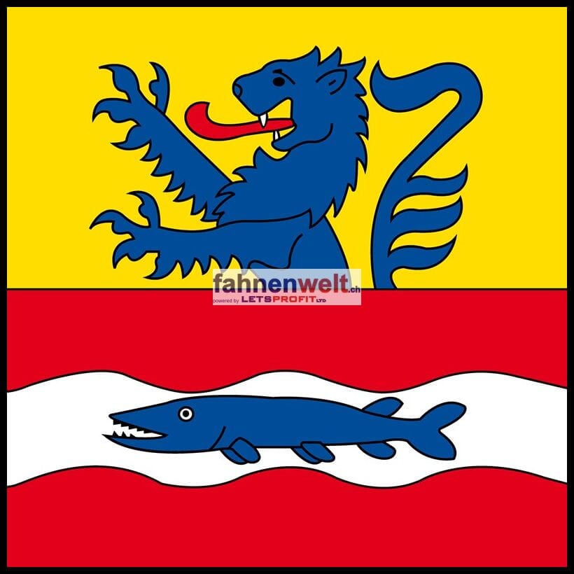 Fahne Gemeinde 1763 Granges-Paccot (FR) | 30 x 30 cm und Gr&ouml;sser - Bild 1