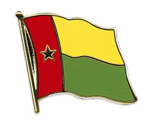 Flaggen Pin Guinea-Bissau geschwungen | ca. 20 mm - Bild 1
