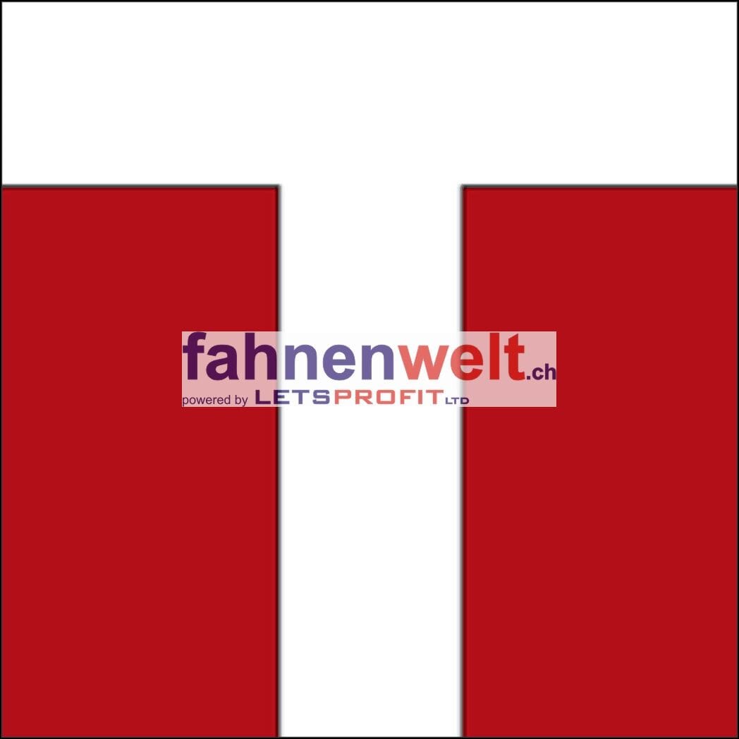 Fahne Bezirk Konolfingen (BE) | 30 x 30 cm und Gr&ouml;sser - Bild 1