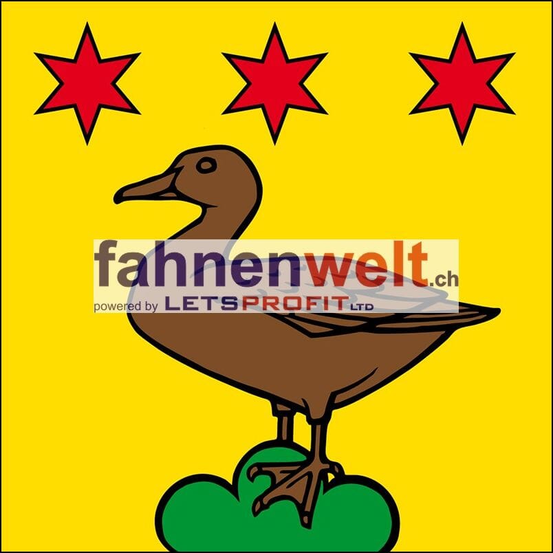 Fahne Gemeinde 5035 Unterentfelden (AG) | 30 x 30 cm und Gr&ouml;sser - Bild 1