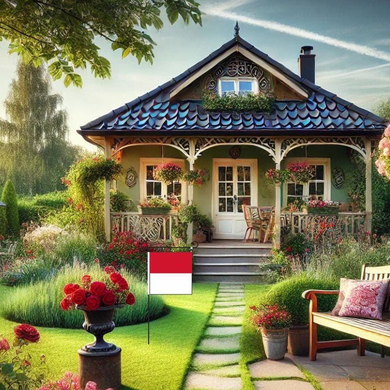 Gartenfahne Kanton Solothurn &ndash; 30 x 30 cm | inkl. Gest&auml;nge - Bild 3