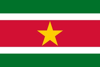 Surinam Fahne gedruckt | 60 x 90 cm - Bild 1