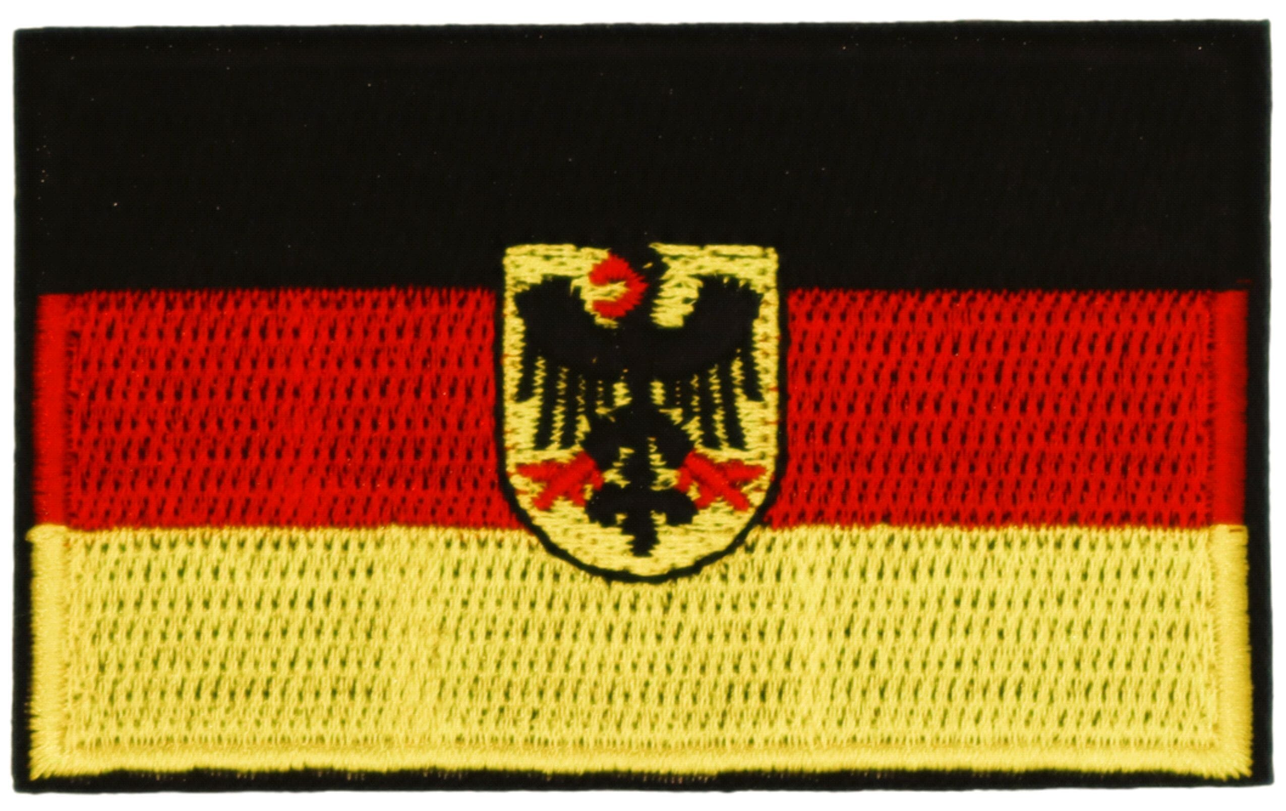 Patch Sticker zum aufb&uuml;geln Deutschland mit Adler | 5.5 x 8 cm - Bild 2
