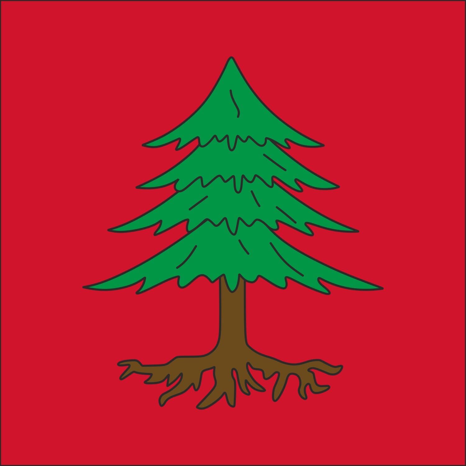 Fahne Gemeinde 8225 Siblingen (SH) | 30 x 30 cm und Gr&ouml;sser - Bild 1