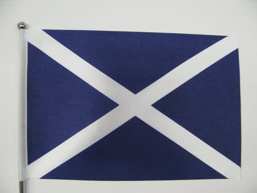 Schottland Tisch-Fahne DeLuxe ohne St&auml;nder | 15.5 x 24 cm - Bild 2