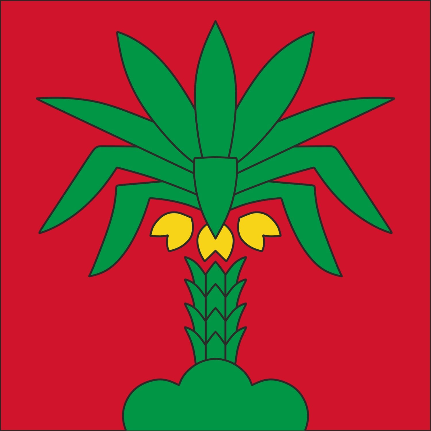 Fahne Gemeinde 5705 Hallwil (AG) | 30 x 30 cm und Gr&ouml;sser - Bild 1