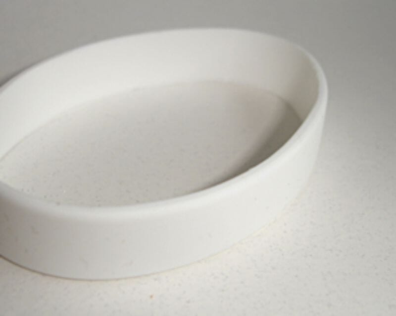 Silikon Armband weiss - Bild 1