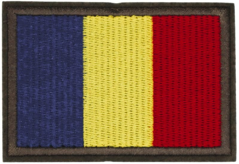 Patch Sticker zum aufb&uuml;geln Rum&auml;nien | 5.5 x 9 cm - Bild 2