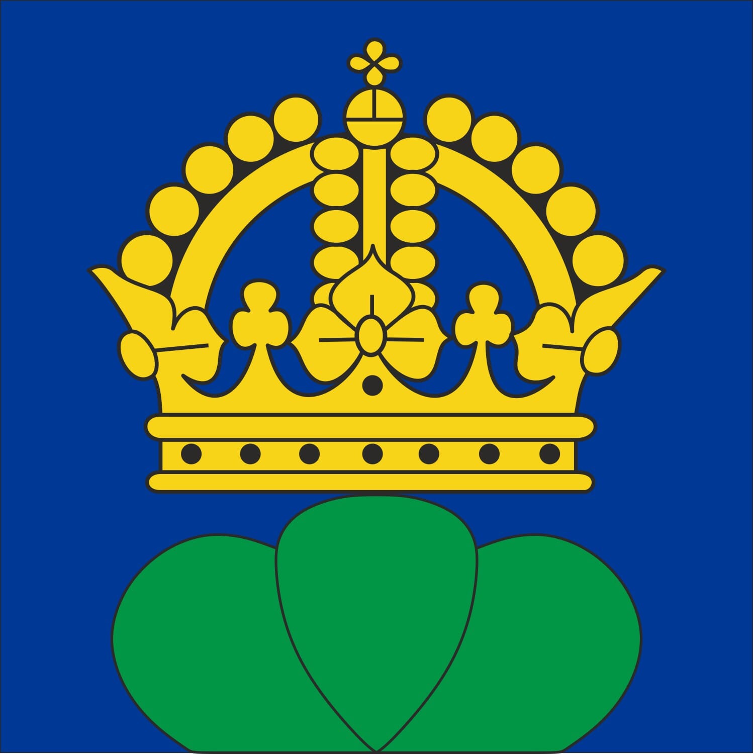 Fahne Gemeinde 3132 Riggisberg (BE) | 30 x 30 cm und Gr&ouml;sser - Bild 1
