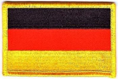 Patch Sticker zum aufb&uuml;geln Deutschland | 5.5 x 8 cm - Bild 1