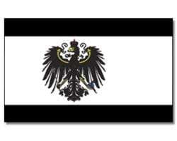 Preussen Hissfahne gedruckt quer | 90 x 150 cm - Bild 1