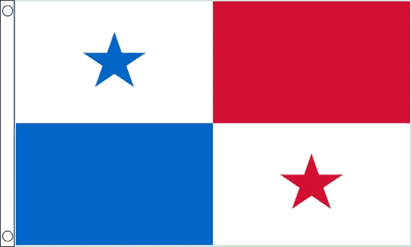 Panama Fahne gedruckt | 150 x 225 cm - Bild 1