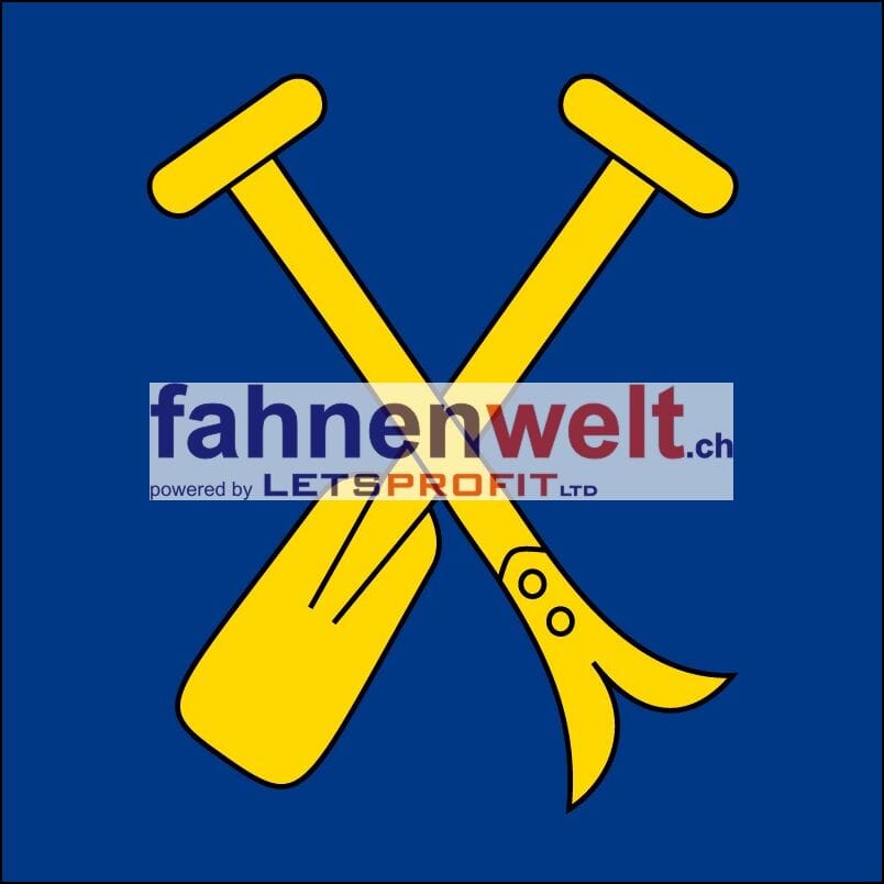 Fahne Gemeinde 3628 Uttigen (BE) | 30 x 30 cm und Gr&ouml;sser - Bild 1
