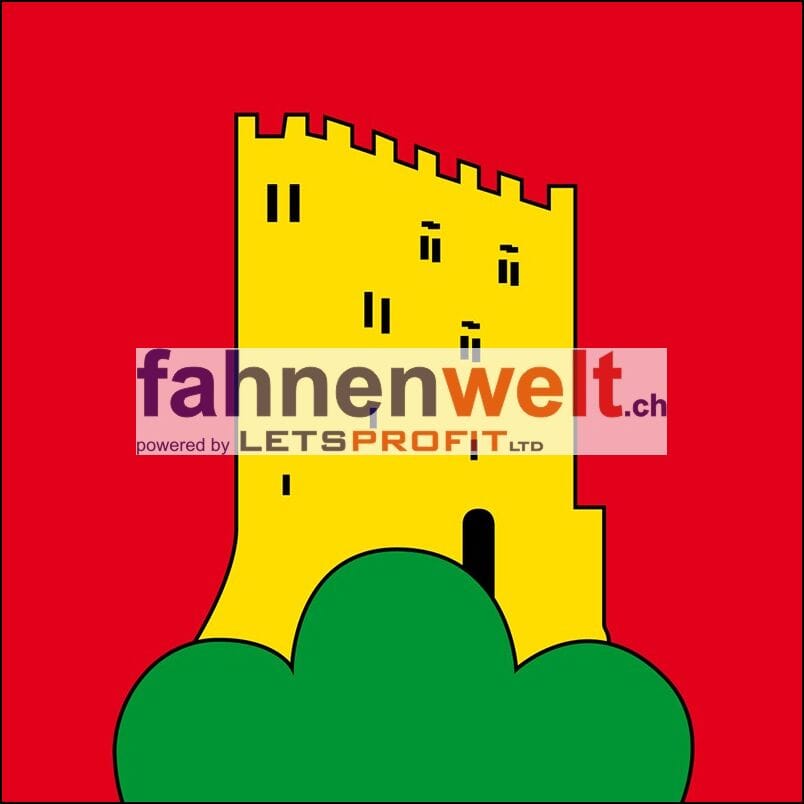 Fahne Gemeinde 4227 B&uuml;sserach (SO) | 30 x 30 cm und Gr&ouml;sser - Bild 1