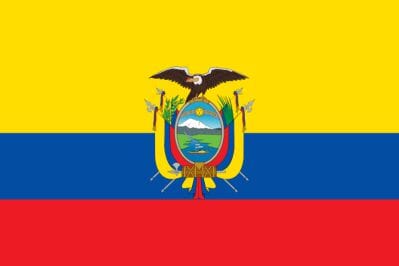 Ecuador gedruckt im Querformat | 90 x 150 cm - Bild 1