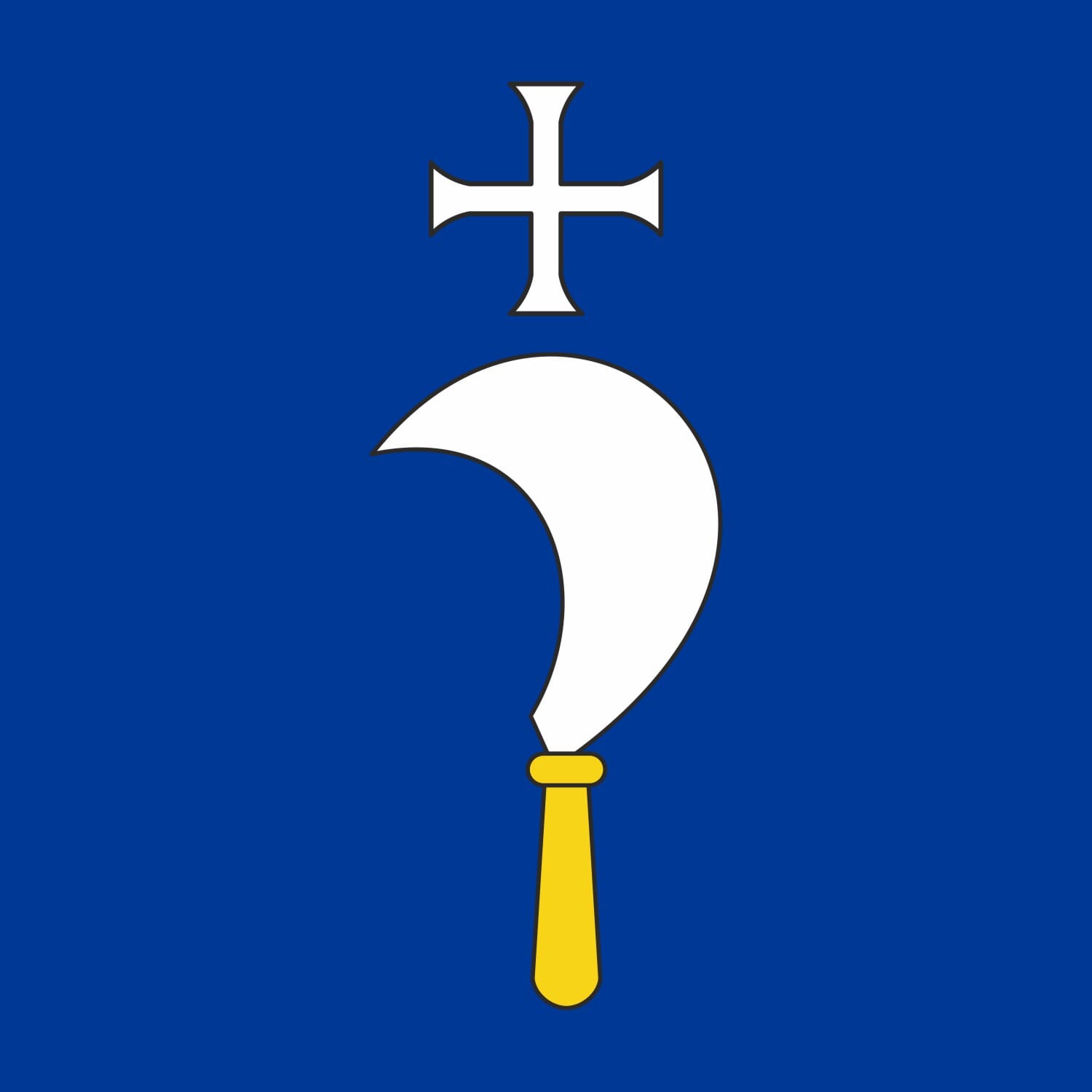 Fahne Gemeinde 8248 Laufen-Uhwiesen (ZH) | 30 x 30 cm und Gr&ouml;sser - Bild 1