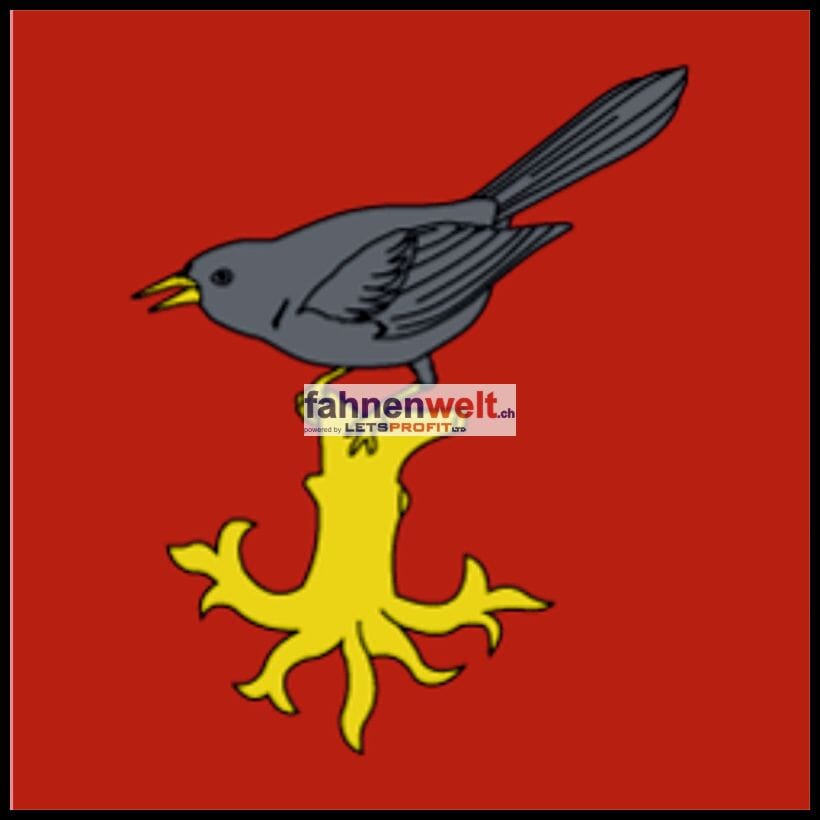 Fahne Gemeinde 1078 Essertes (VD) | 30 x 30 cm und Gr&ouml;sser - Bild 1