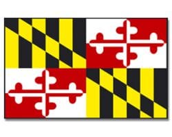 Maryland gedruckt im Querformat | 90 x 150 cm - Bild 1