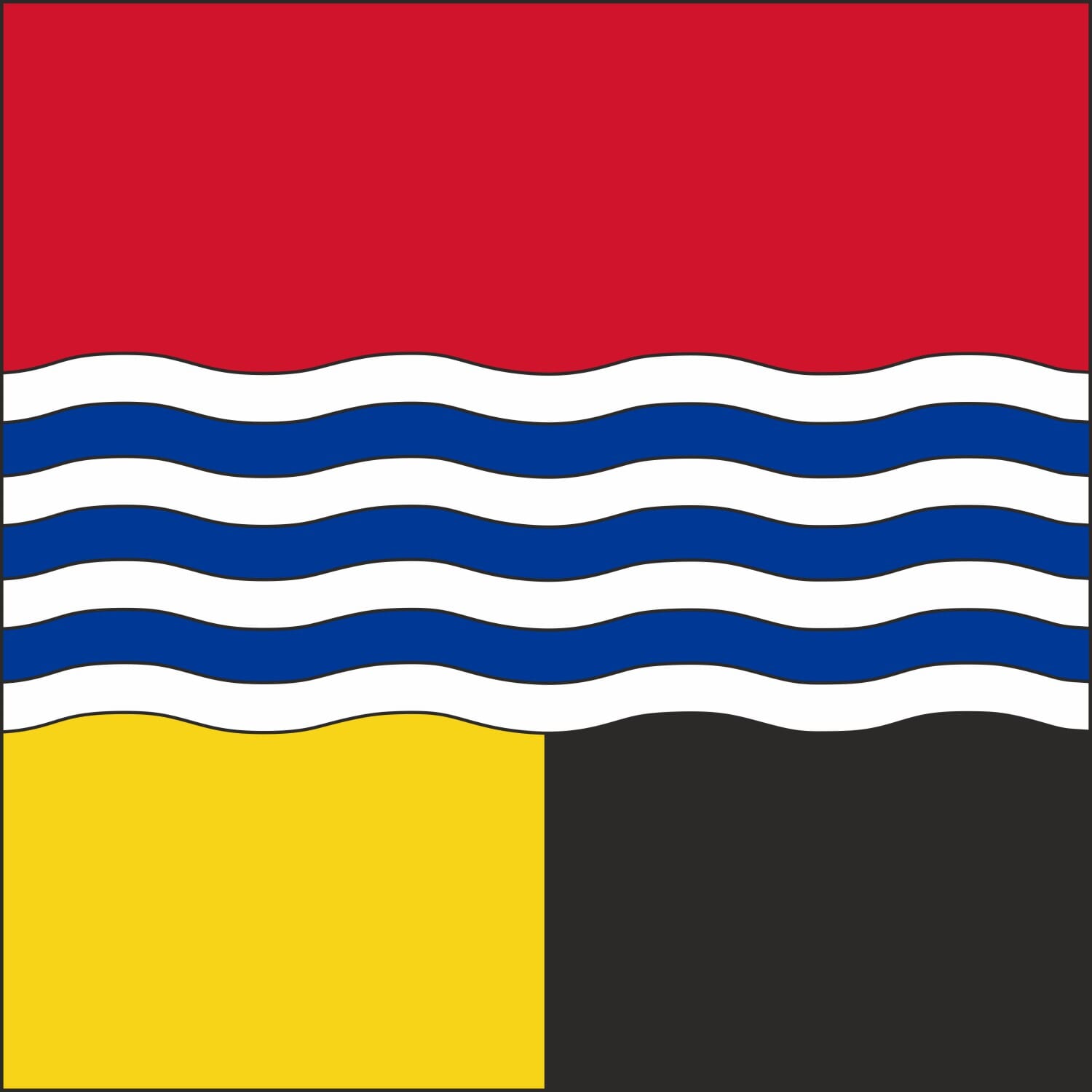 Fahne Gemeinde 6438 Ibach (SZ) | 30 x 30 cm und Gr&ouml;sser - Bild 1