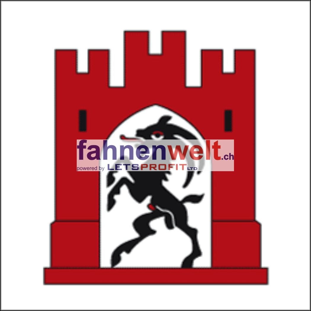 Fahne Kreis Chur (GR) | 30 x 30 cm und Gr&ouml;sser - Bild 1