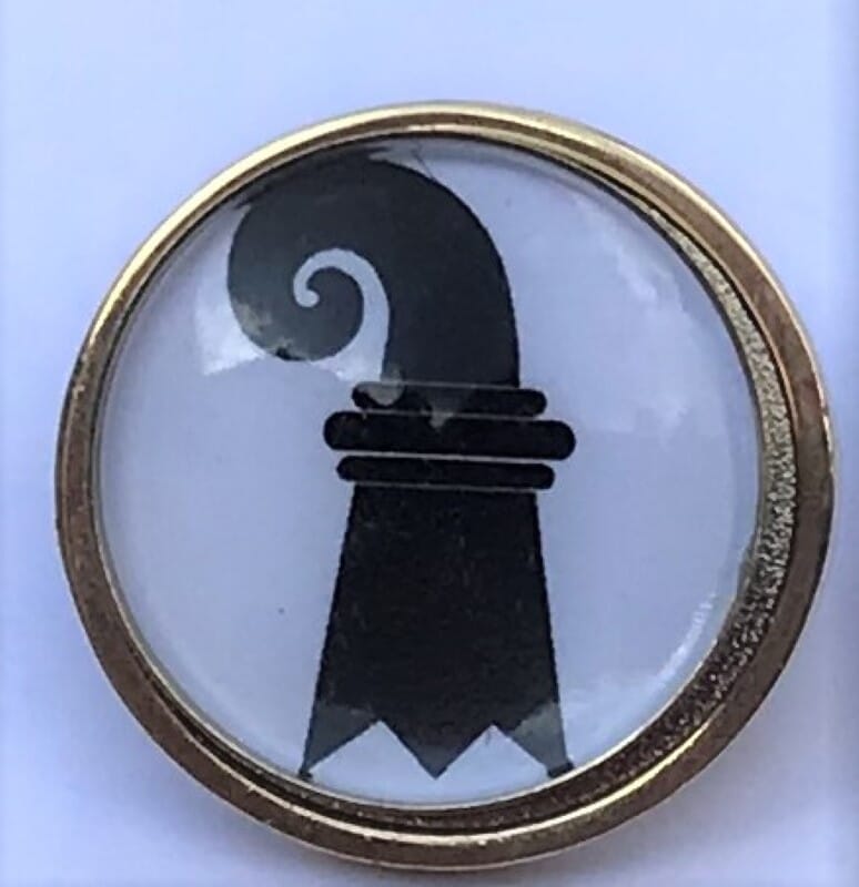 Pin Kanton Basel-Stadt rund mit Verschluss | &Oslash; 1.6 cm - Bild 5
