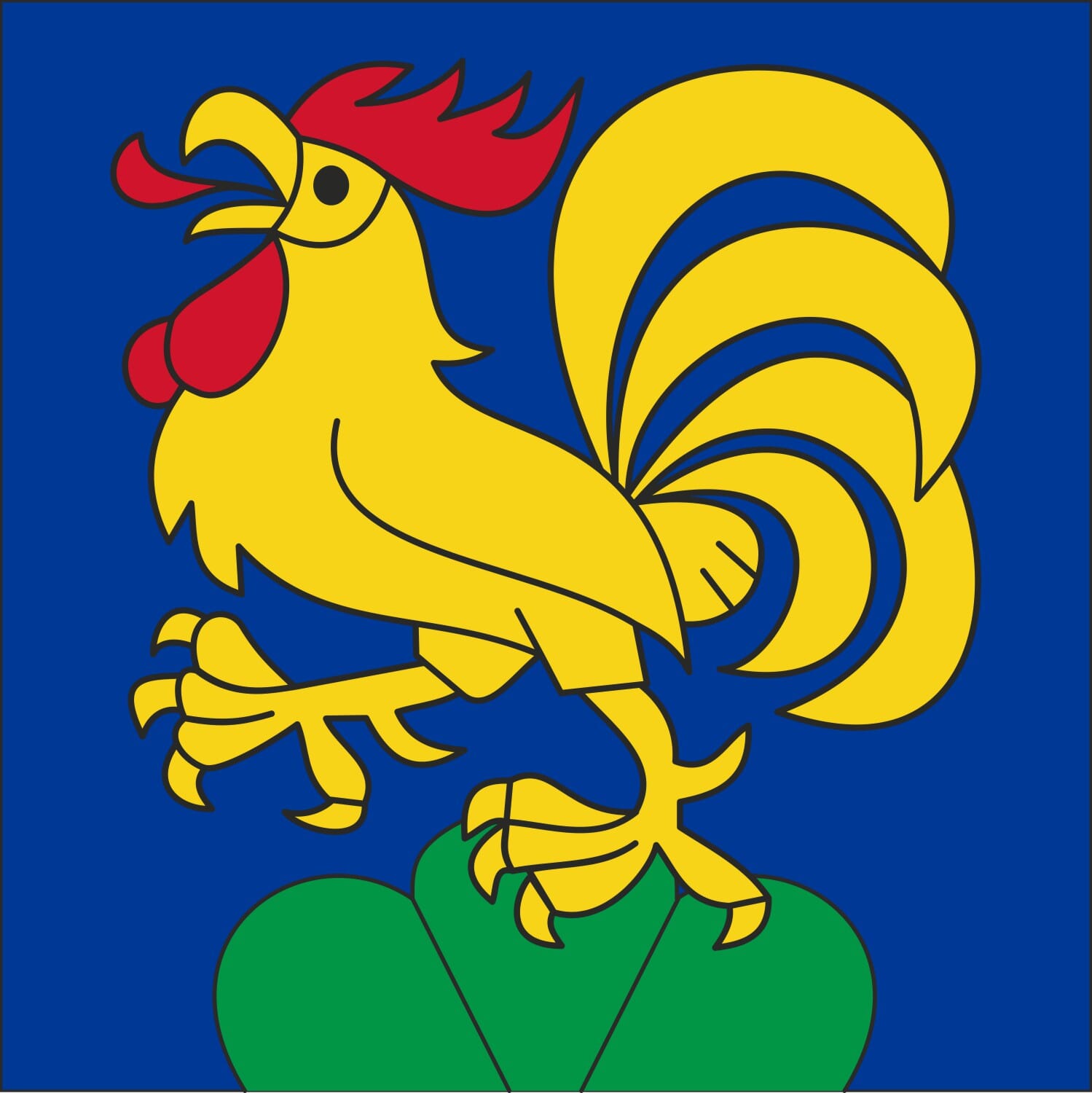 Fahne Gemeinde 2710 Tavannes (BE) | 30 x 30 cm und Gr&ouml;sser - Bild 1