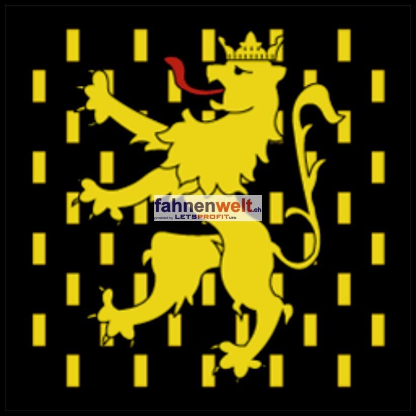 Fahne Gemeinde 1195 Dully (VD) | 30 x 30 cm und Gr&ouml;sser - Bild 1