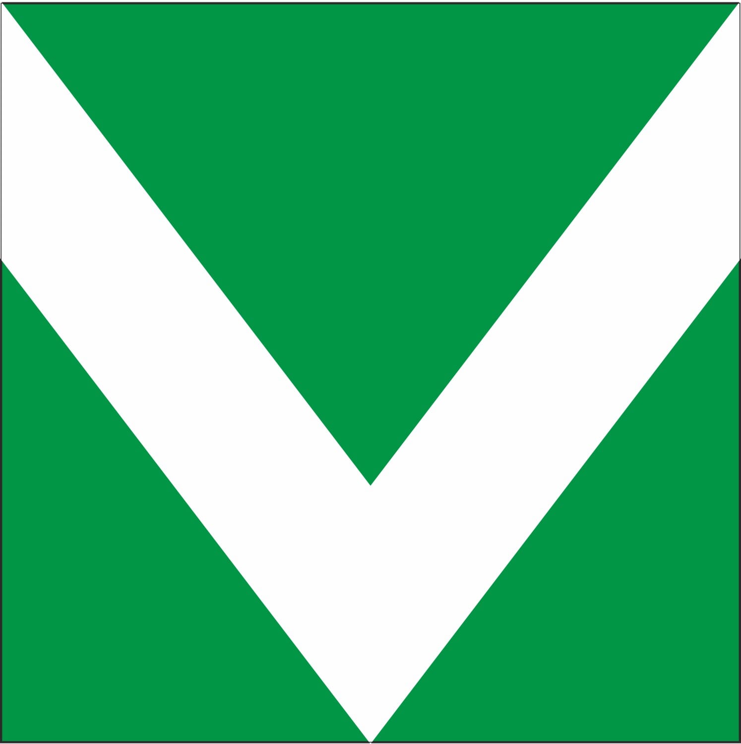 Fahne Gemeinde 7415 Pratval Ehemalige Gemeinde (GR) | 30 x 30 cm und Gr&ouml;sser - Bild 1